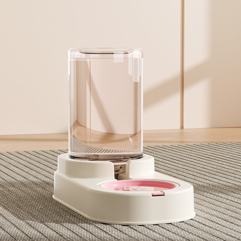Detachable Split-Type Cat Feeder and Water Bowl Set with Measure Markings