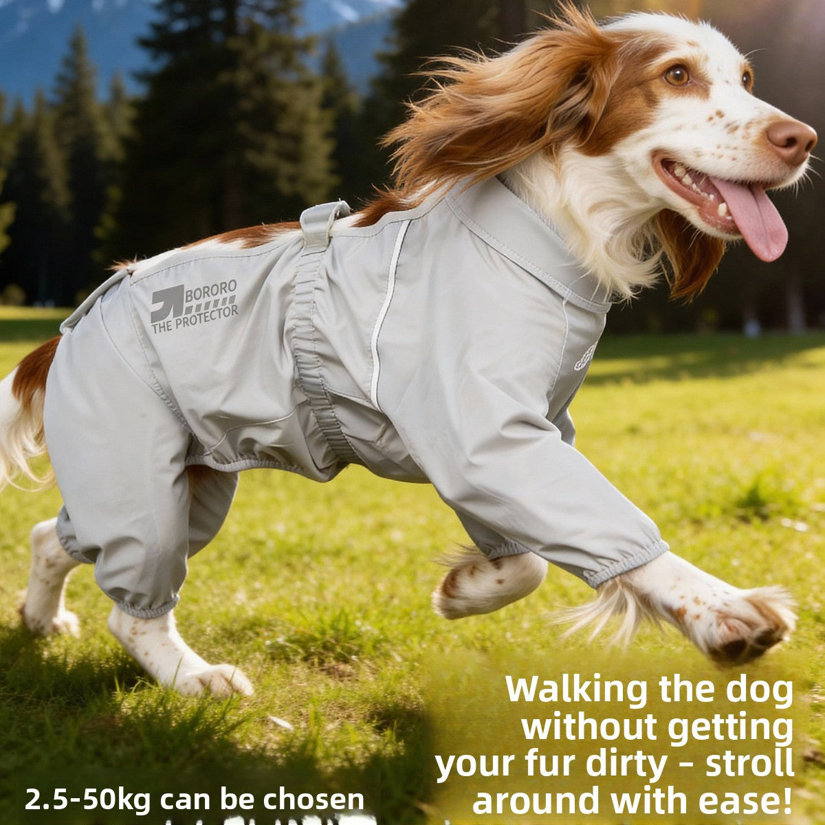 Four leg dust proof dog outfit, available in 12 colours, image 2