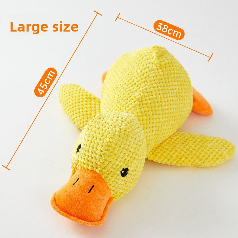 Squeaky plush animal dog toy collection with duck, goose and snake - view 7