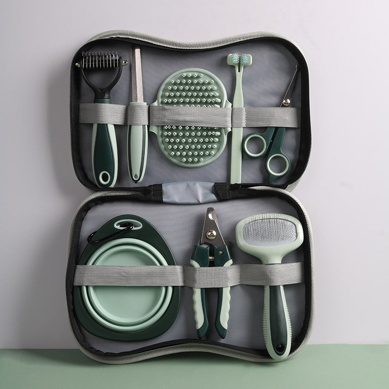 Home Pet Grooming Set for Dogs and Cats with Detangling Comb