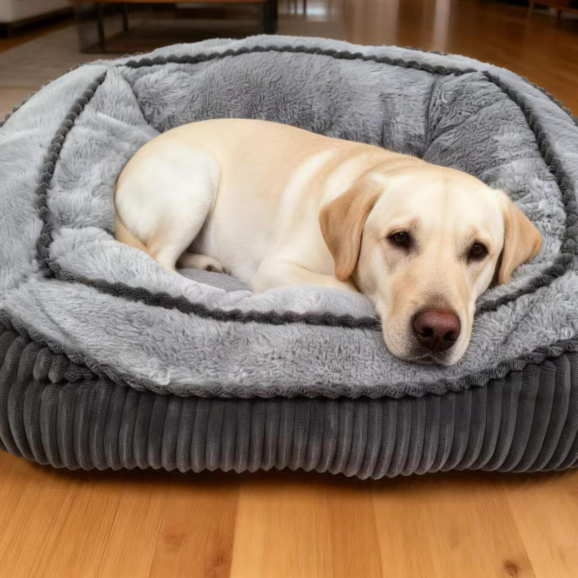 Breathable Polyester Dog Bed for Indoor and Outdoor Use