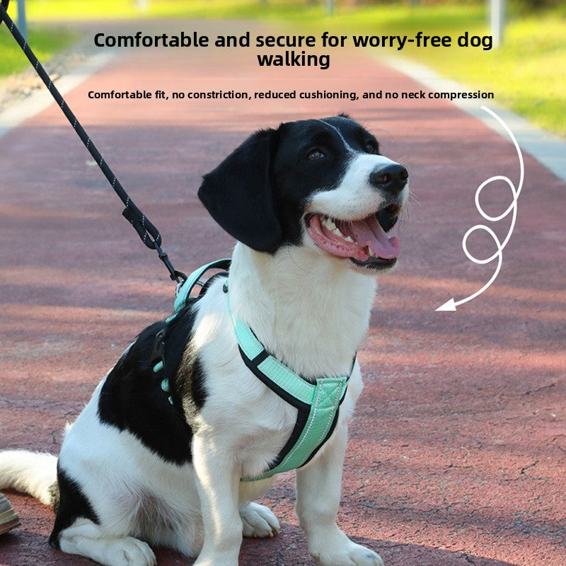 I-shaped escape-resistant dog harness, ideal for everyday use