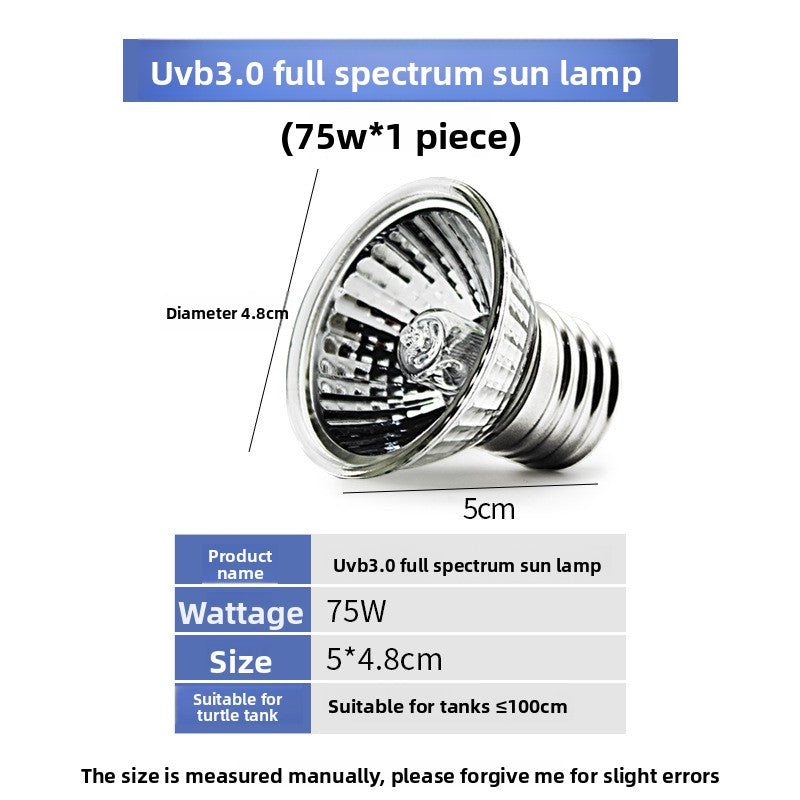 Reptile basking heat lamp bulb for tortoises and lizards, photo 7 of 10