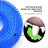 Squeaky tyre shaped TPR dog chew toy in several colours, view 1