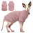Breathable two leg pet tops in stripes and plain colours
