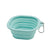 Outdoor Portable Folding Silicone Pet Bowl with Carabiner, 350ml and 650ml Sizes
