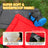 Army green foldable dog mat laid out on grass