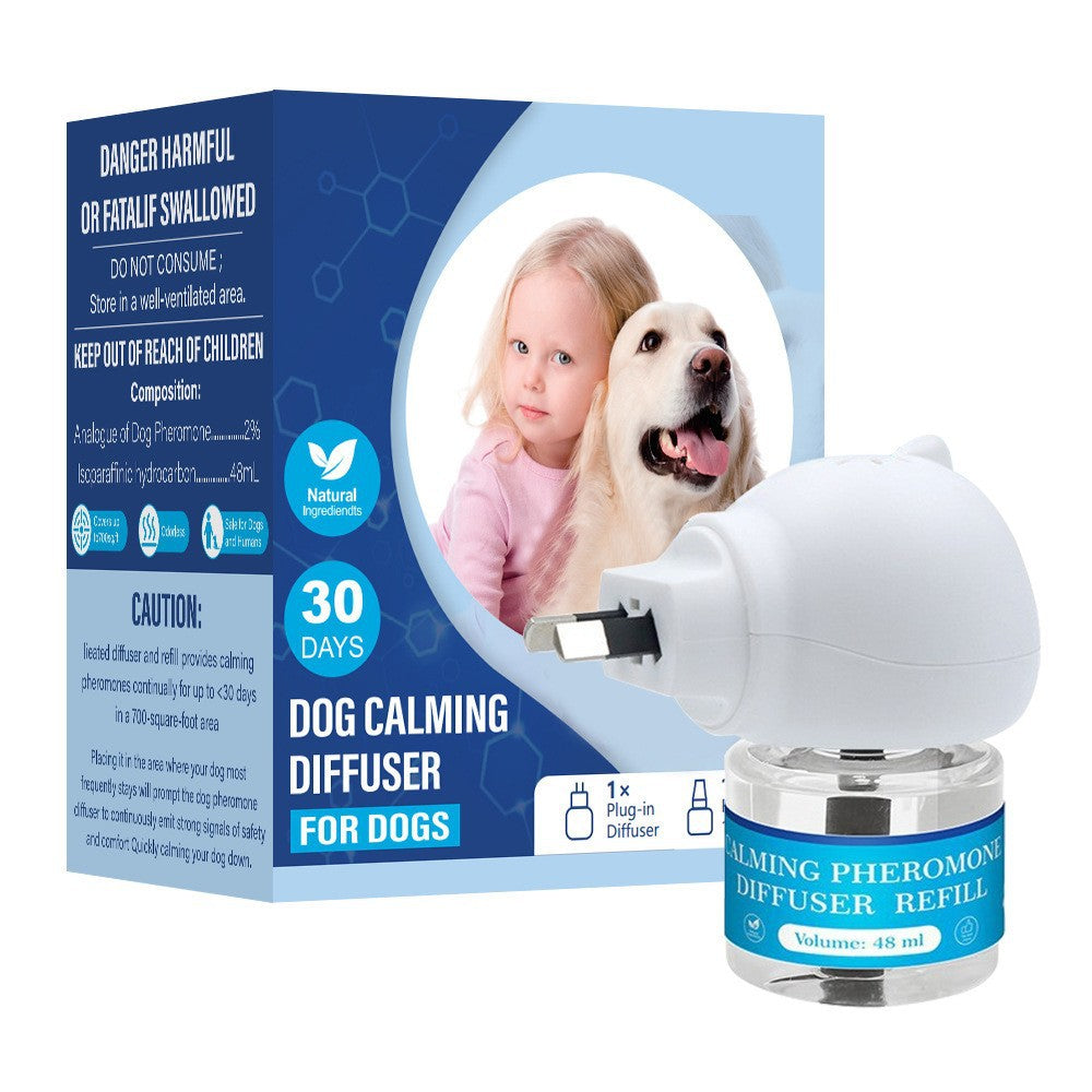 Pet Calming Plug-In Diffuser for Dogs or Cats, UK Plug