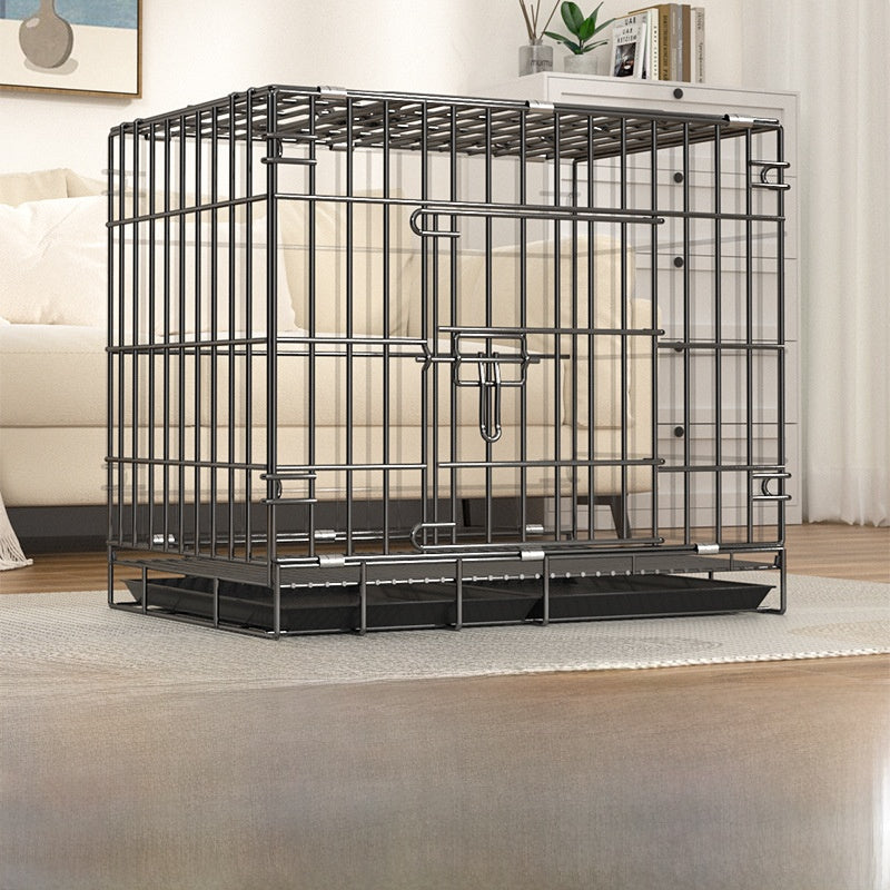 Foldable iron pet crate for small dogs, detail photo 16