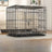Foldable iron pet crate for small dogs, detail photo 16