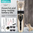 Cordless Dog Hair Clippers with Guide Combs, Low Noise Trimmer Kit