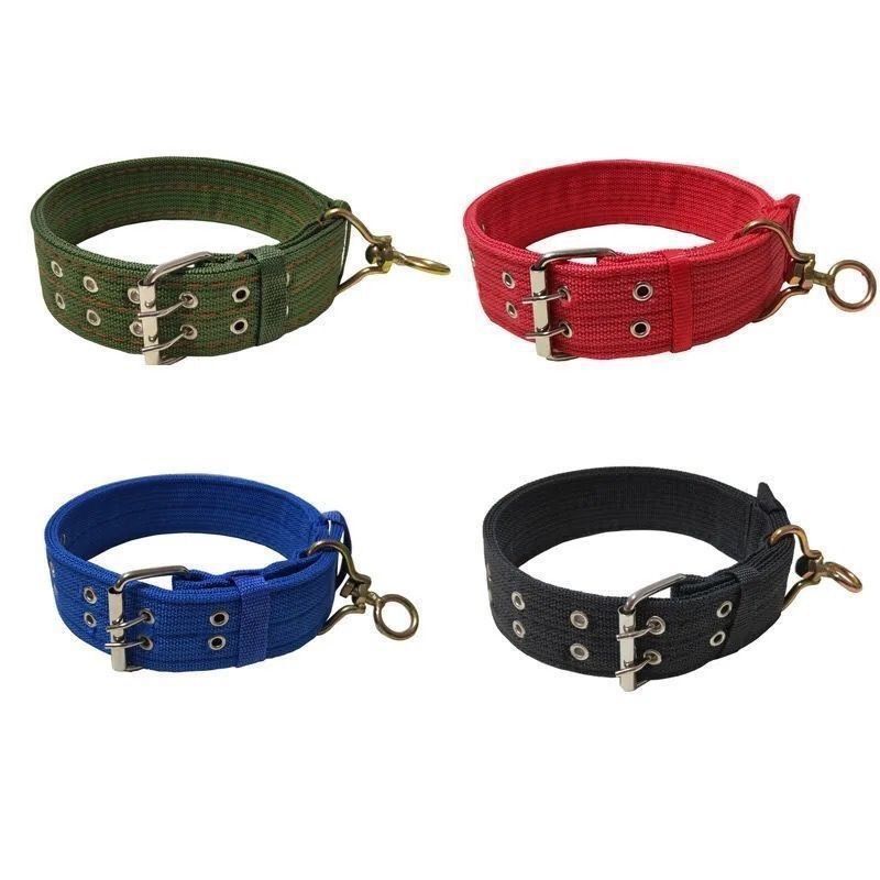 Wide double-layer nylon dog collar, ideal for everyday use