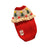 Christmas snowman knitted cat jumper in Christmas Snowman, showing size and shape