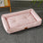 Waterproof 600D Oxford dog bed with summer mat, second detail photo