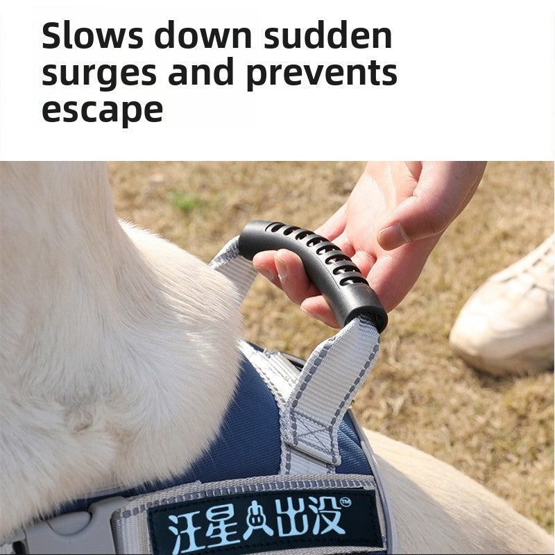 Reflective no-choke dog harness in 4 colour options