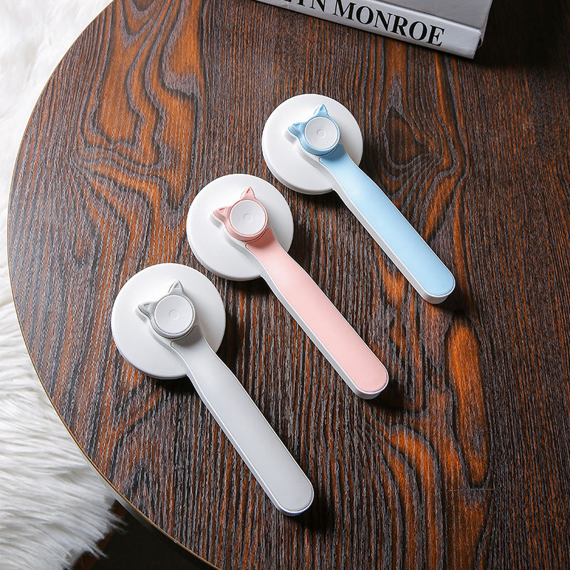 Self-Cleaning Pet Comb with Stainless Steel Pins for Dogs and Cats