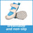 Breathable mesh dog shoes with double straps, available in 9 colours, image 27
