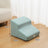 Washable anti-slip foam pet stairs in khaki fabric