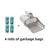 Detachable Cat Litter Scoop with Integrated Waste Container