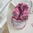 Leopard print plush pet jumpers in pink and brown