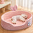 Sponge Kennel Sofa Bed with Blanket Option, Washable Lounger