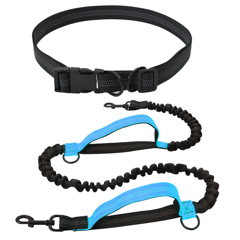 Hands-free dog running lead with waist belt, available from Pet Royale UK
