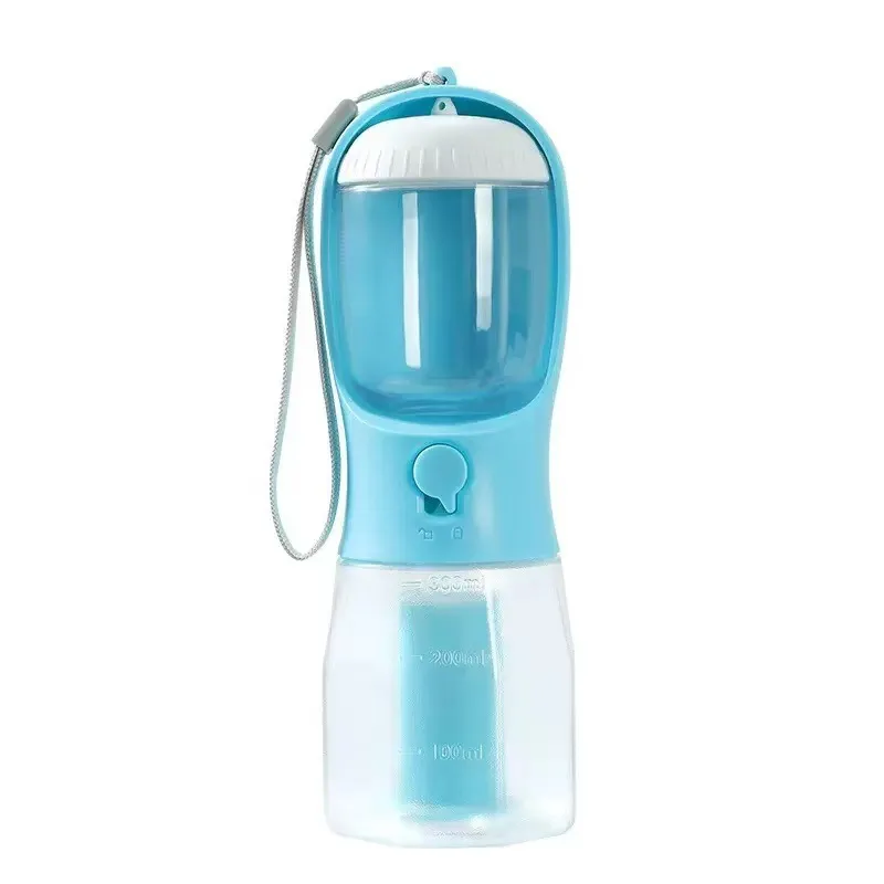 Foldable Leak-Proof Pet Travel Water Bottle for Dogs and Cats 300ml or 600ml