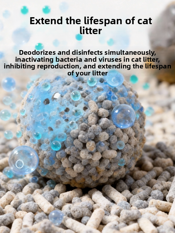 Plant Extract Odour Absorber Box for Cat Litter Areas