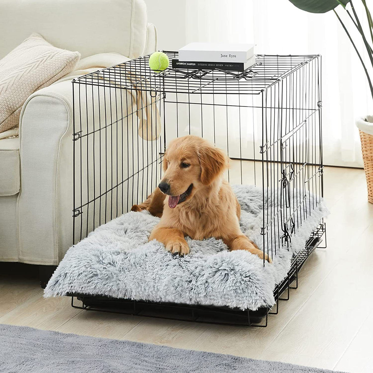 Soft Plush Pet Mat for Crates and Sofas, Dogs and Cats