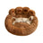 Bear Paw Shaped Pet Sofa Bed, Long Plush Nest for Cats and Dogs