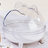 Clear cat shaped hamster sand bath box for small pets, photo 3