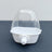 Green splash proof hanging bird feeder inside cage, view 8