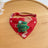Christmas collar with triangle scarf for cats in Snowman, in use with a pet