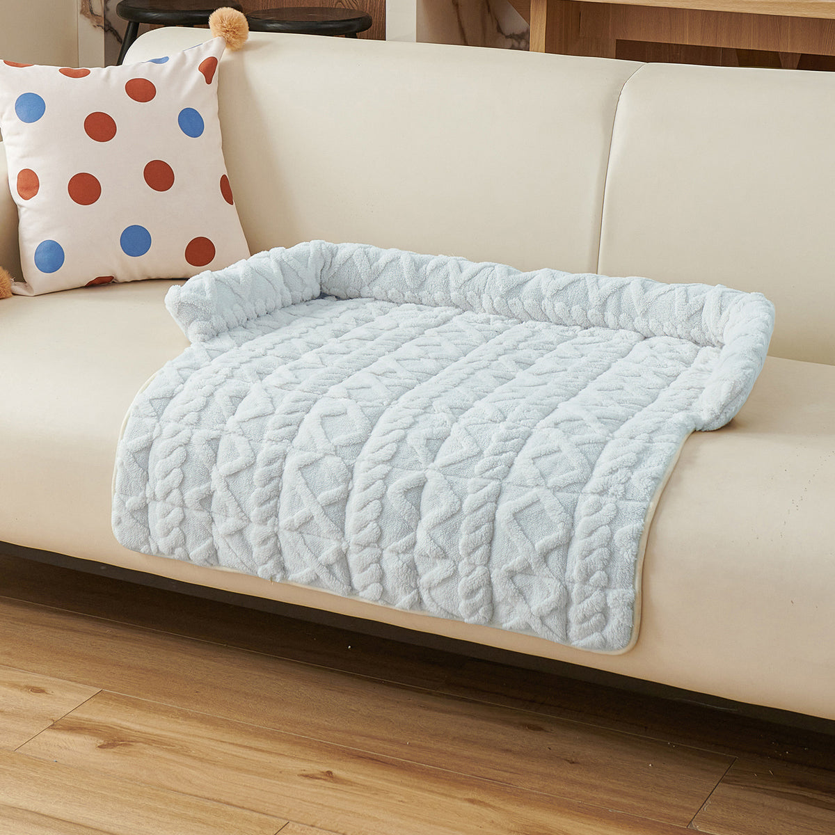 Thick square pet sofa cushion bed for dogs and cats, photo 17 of 23