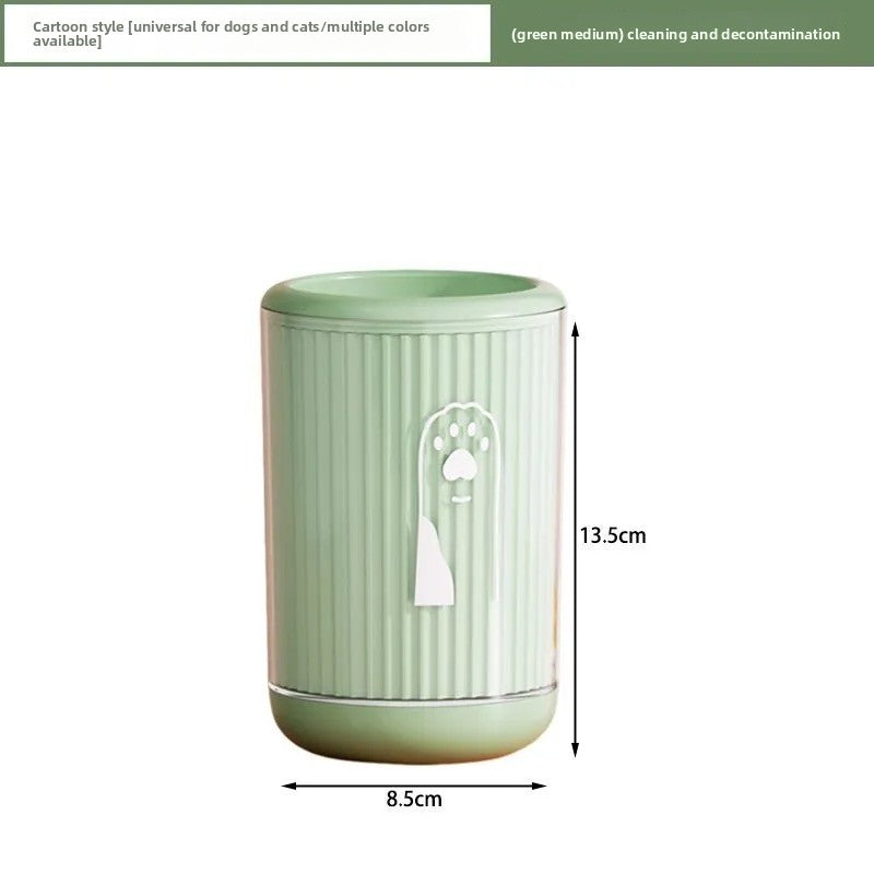 Manual Silicone Dog Paw Washer Cup for Muddy Paws, Three Sizes