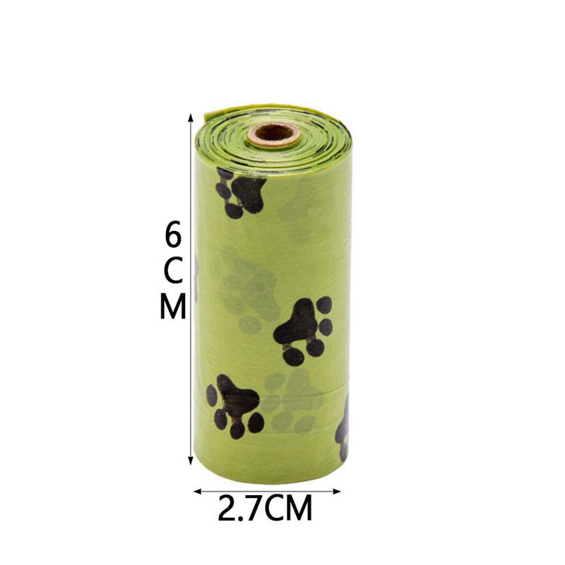 Degradable Pet Waste Bags in Rolls, Plain or Printed