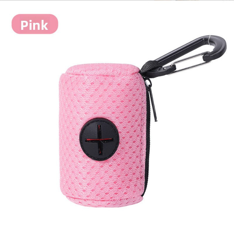 Dog Poo Bag Dispenser, Mesh Leash Attachment for Daily Walks