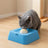 Slow Feeder Dog Bowl with Water Compartment, Non-Slip Base and Licking Surface