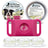 Pet Cat Dog Button Silicone Collar