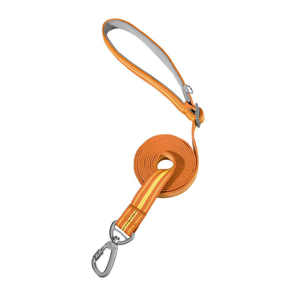 Y shape no pull dog harness in orange with front buckle