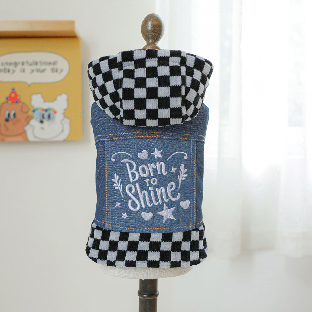 Denim jacket for small dogs and cats, available in 15 colours, image 36