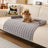 Dark grey twist plush mat for dogs and cats