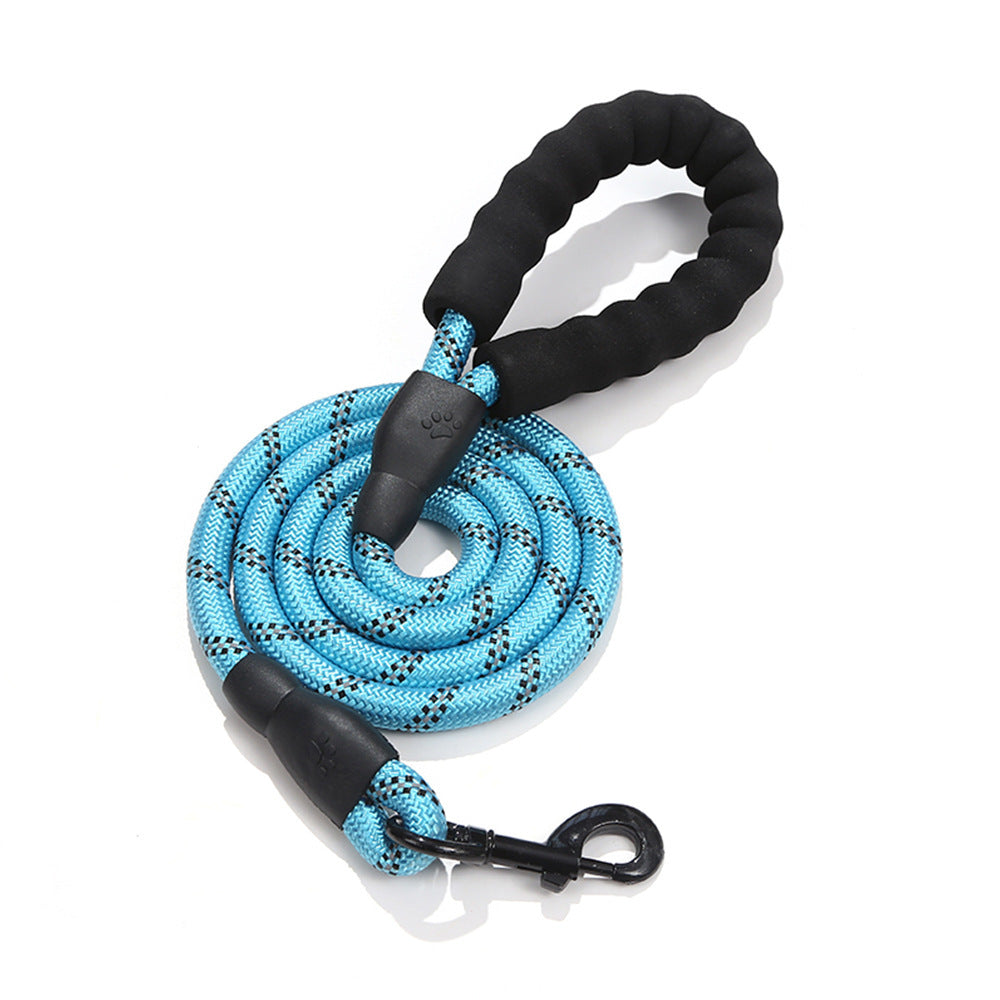 Everyday dog leads in eight bright colours with reflective thread