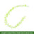 Artificial willow branch with realistic leaves in Green, Single Stem