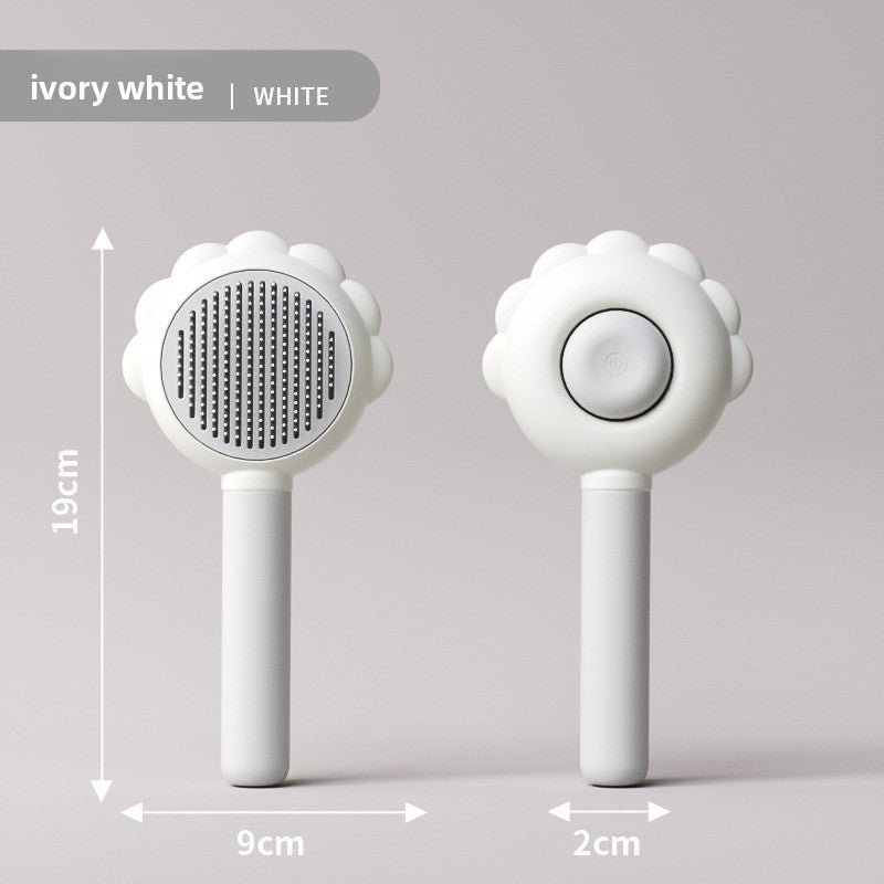 Flower Slicker Brush for Cats and Dogs, Spray or Soft Pin Comb