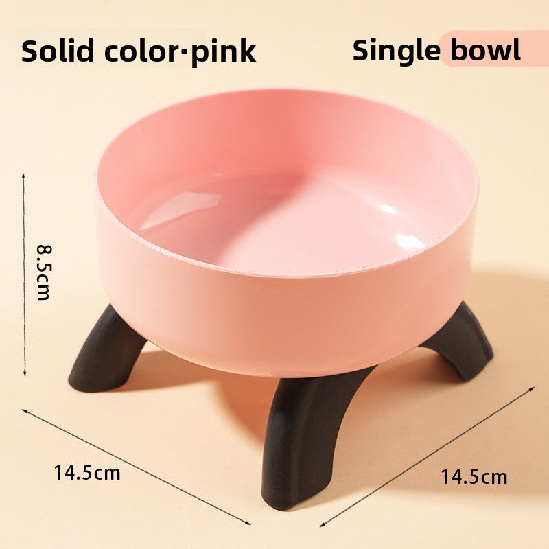 Elevated Pet Food Bowl with Stainless Steel Insert