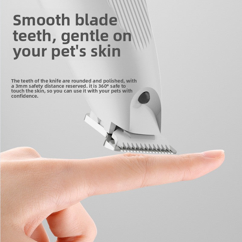 Digital Display Pet Paw Clipper, Two-Speed Quiet Foot Hair Trimmer