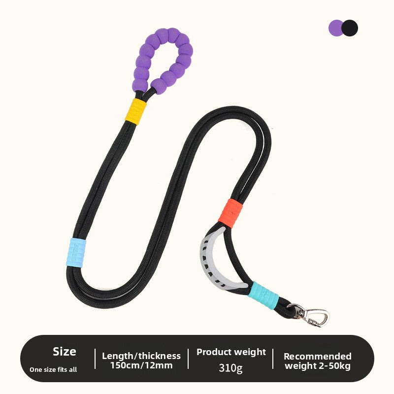 Bright nylon dog lead in vivid colour, product image 12