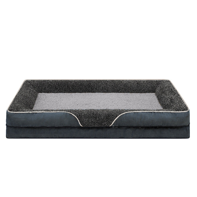 Removable cover sofa bed for dogs and cats, detail and texture view