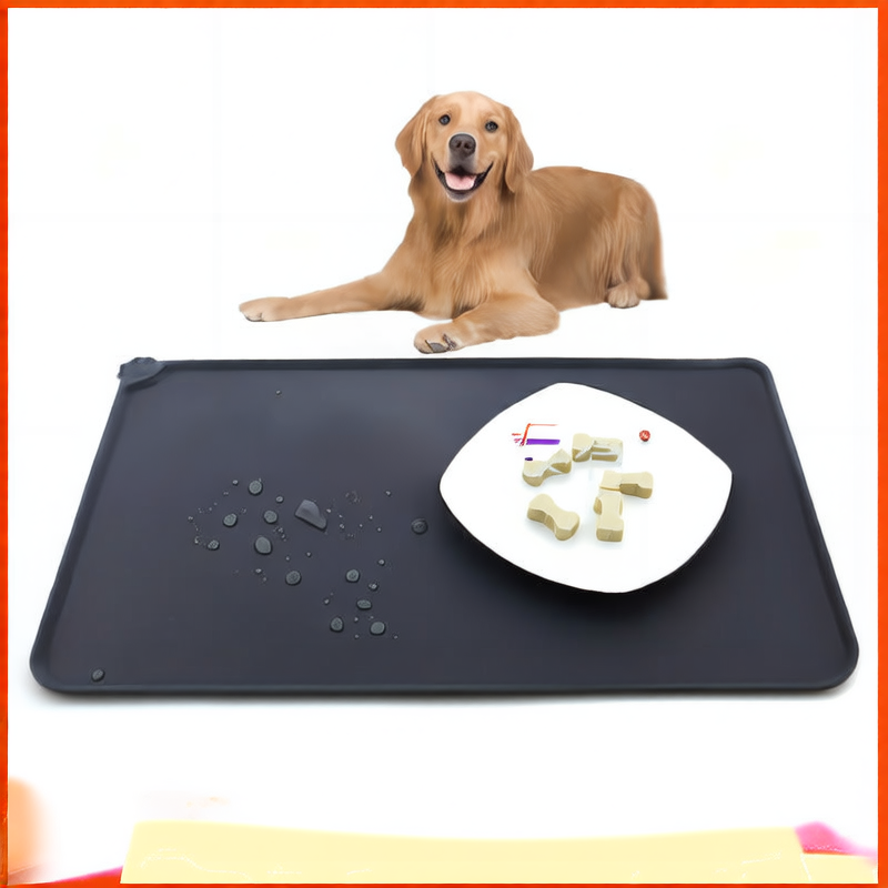 Waterproof Non-Slip Silicone Feeding Mat for Dogs and Cats